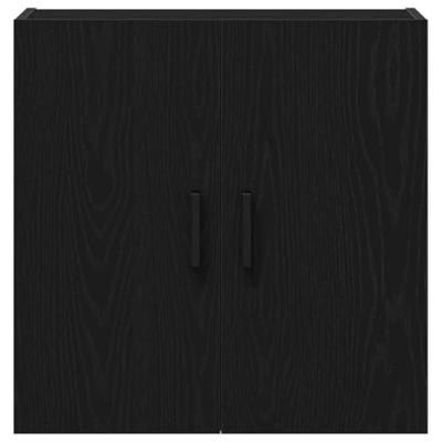 Wandkast Zwart eiken 60 x 31 x 60 cm Bewerkt hout