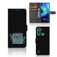 Motorola G8 Power Lite Leuk Hoesje Boho Beach - thumbnail