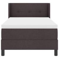 Boxspringbed met matras met matras Donkerbruin 90 x 190 cm - thumbnail