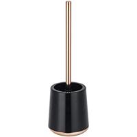 MSV Coruna Toilet|WC-borstel houder - kunststof - zwart|koper - 38 cm - thumbnail