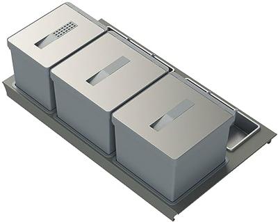 Cucina T2-90 Afvalsysteem 81,1x50x26 cm Grijs / Zilvergrijs Cucina T2-90 Afvalsysteem 81,1x50x26 cm Grijs / Zilvergrijs