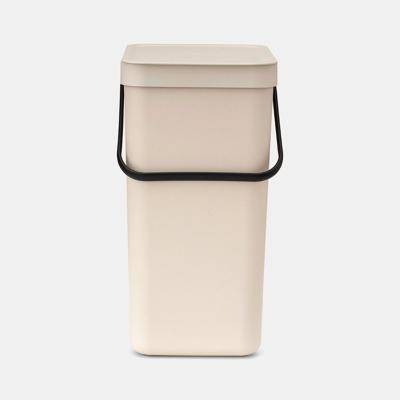 Brabantia Sort & Go afvalemmer 16 liter Soft Beige