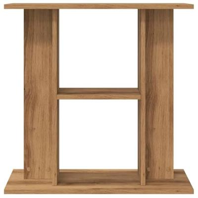 VidaXL Aquariumstandaard 60x30x60cm bewerkt hout artisanaal eikenkleur VidaXL Aquariumstandaard 60x30x60cm bewerkt hout artisanaal eikenkleur