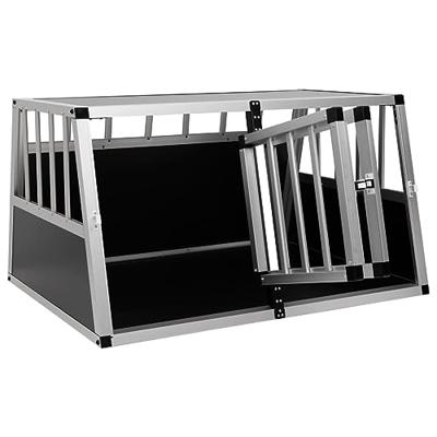 Hondenbench met dubbele deur 89x69x50 cm - thumbnail