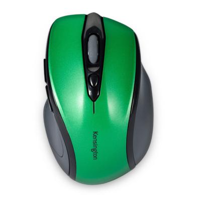 Pro Fit Mid-Size - Muis - optisch - draadloos - 2.4 GHz - USB draadloze ontvanger - Emerald Green