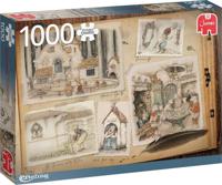 Jumbo Anton Pieck puzzel Efteling - 1000 stukjes - thumbnail