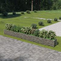 Gabion plantenbak verhoogd 540x50x50 cm gegalvaniseerd staal - thumbnail