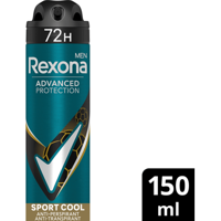 Rexona Men Advanced Protection AntiTranspirant Deodorant Spray Sport Cool 150 ml bij Jumbo - thumbnail