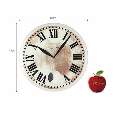 NeXtime klok 8162 romana, ø43 cm, wall, white