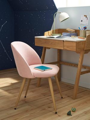 Kinderstoel van gemêleerde stof rozen Kinderstoel van gemêleerde stof rozen