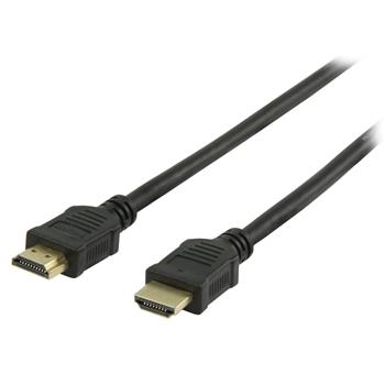 Basic HDMI 1.4 kabel verguld 1m Basic HDMI 1.4 kabel verguld 1m