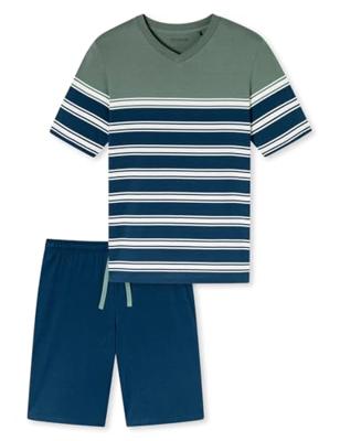 Schiesser Schiesser Pyjama Short khaki 182604 56/XXL