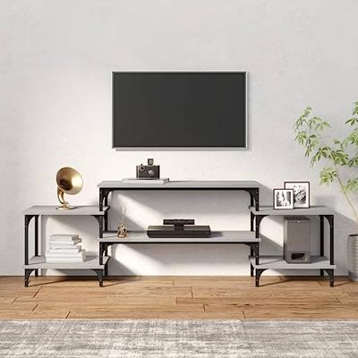 Tv-meubel 157x35x52 cm bewerkt hout grijs sonoma eikenkleurig Tv-meubel 157x35x52 cm bewerkt hout grijs sonoma eikenkleurig