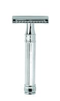Edwin Jagger Razors Double Edge Safety Chrome Plated Lined Handle Ref.DE89LBL 1Stuks - thumbnail