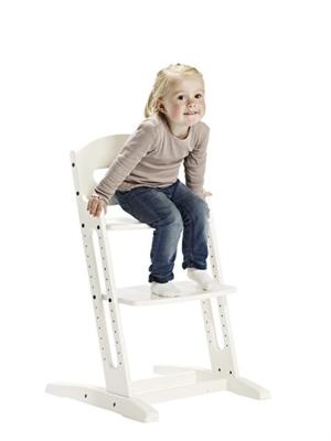 Baby Dan DanChair Traditionele kinderstoel Harde stoel Wit Baby Dan DanChair Traditionele kinderstoel Harde stoel Wit