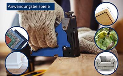 3 in 1 handtacker met 1000 nietjes (8/12mm) en 500 nagels (10mm) - thumbnail