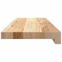 Vensterbanken 2 st onbehandeld 70x20x2 cm massief eikenhout - thumbnail