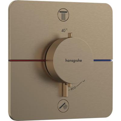 Hansgrohe Showerselect Comfort Q thermostaat inbouw voor 2 functies brushed bronze 15586140