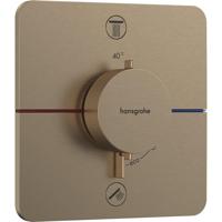 Hansgrohe Showerselect Comfort Q thermostaat inbouw voor 2 functies brushed bronze 15586140 - thumbnail