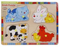 Big Tree houten inlegpuzzel dieren - thumbnail