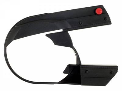 Hebie chainglider 3.0 - fietskettingscherm, 16-22 tands nuvinci harmony, zwart