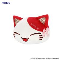 Nemuneko Cat Sweet Big Plush Figure Red 35 cm - thumbnail