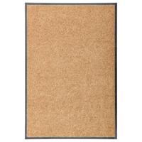 Deurmat wasbaar 60x90 cm crme - thumbnail