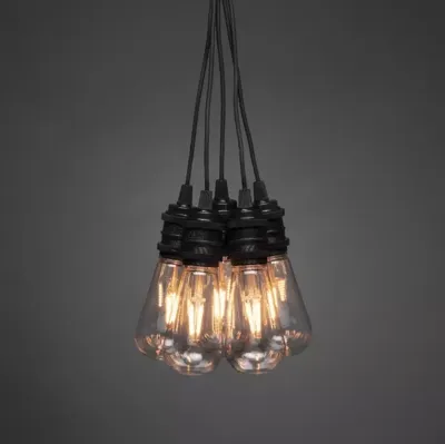 Konstsmide Partylights Edison 10 LED 4,5m Dimbaar + Vervangbare LED