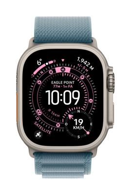Apple Watch Band - Alpine Loop - 49 mm - Lichtblauw - Large