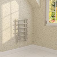 Designradiator Boss & Wessing Tubi Handdoekrek 85x50 cm Zij-Onderaansluiting Chroom Boss & Wessing - thumbnail