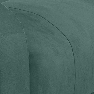 Sta-op-massagestoel fluweel donkergroen