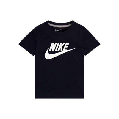 T-Shirt met Korte Mouwen Nike Futura Ss Zwart Donkerblauw Maat 5-6 Jaar