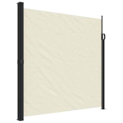 Windscherm uittrekbaar 200x600 cm crmekleurig Windscherm uittrekbaar 200x600 cm crmekleurig
