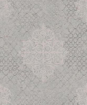 Galerie Lustre Behang met grote metallic ornamenten - CM2483