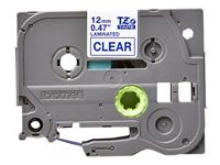Brother Printlintcassette TZE-133 kleurloos/blauw 12 mm - thumbnail
