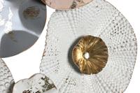 Wanddecoratie DKD Home Decor Grijs Metaal Wit (80 x 7 x 80 cm) - thumbnail