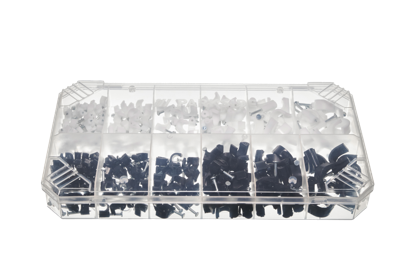 PARKSIDE Krimpkousen, verbinders of klemmen (Kabelklemmen 264-delig)