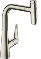 Hansgrohe Talis Select M51 M5117-H220 ééngreeps keukenmengkraan met uittrekbare vuistdouche, rvs look - thumbnail