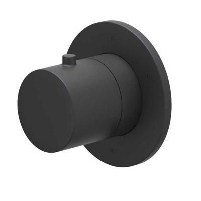 Afbouwdeel IVY Bond 3-Weg Stop-Omstel Symmetry Met Rond Rozet Mat Zwart PED Afbouwdeel IVY Bond 3-Weg Stop-Omstel Symmetry Met Rond Rozet Mat Zwart PED