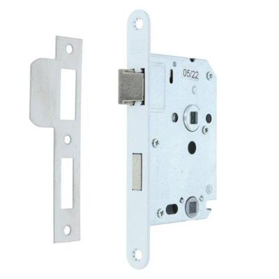 DX WC-badkamerslot 63/8 met witte voorplaat