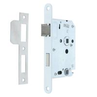 DX WC-badkamerslot 63/8 met witte voorplaat - thumbnail