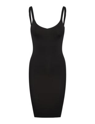 Naadloze onderjurk - Ballroom - Gladde onderjurk - Wit - Huidskleur - Zwart