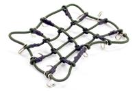 Luggage Net w/Hooks L130mm / W110mm (Unstretched) - Groen - thumbnail