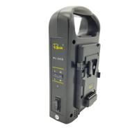 Rolux dubbele acculader rl-2ks voor v-mount accu - thumbnail