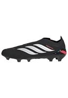 adidas Predator League Veterloze Gras Voetbalschoenen (FG) Zwart Wit Rood - thumbnail