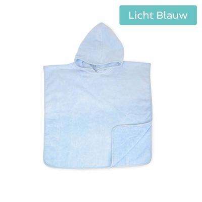 The One Baby Poncho met Capuchon Light Blue