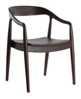 Light & Living Eetkamerstoel 'Palos' Teakhout, kleur Zwart - thumbnail