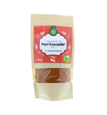 MijnNatuurwinkel Paprika poeder 200 Gram MijnNatuurwinkel Paprika poeder 200 Gram