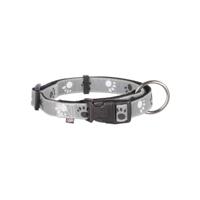 TRIXIE HALSBAND HOND SILVER REFLECT ZWART / ZILVERGRIJS 40-65X2,5 CM - thumbnail
