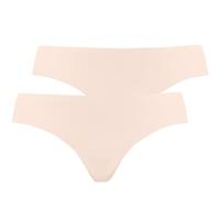 2-pack naadloze dames strings - Invisible - Seamless dames onderbroek microfiber - thumbnail